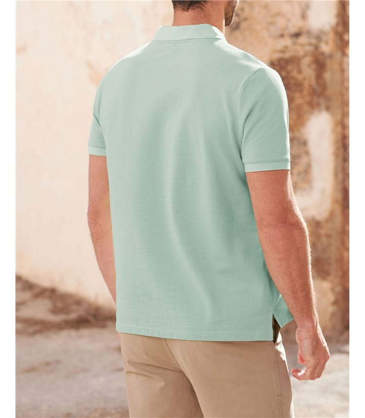 Organic Cotton Pique Polo