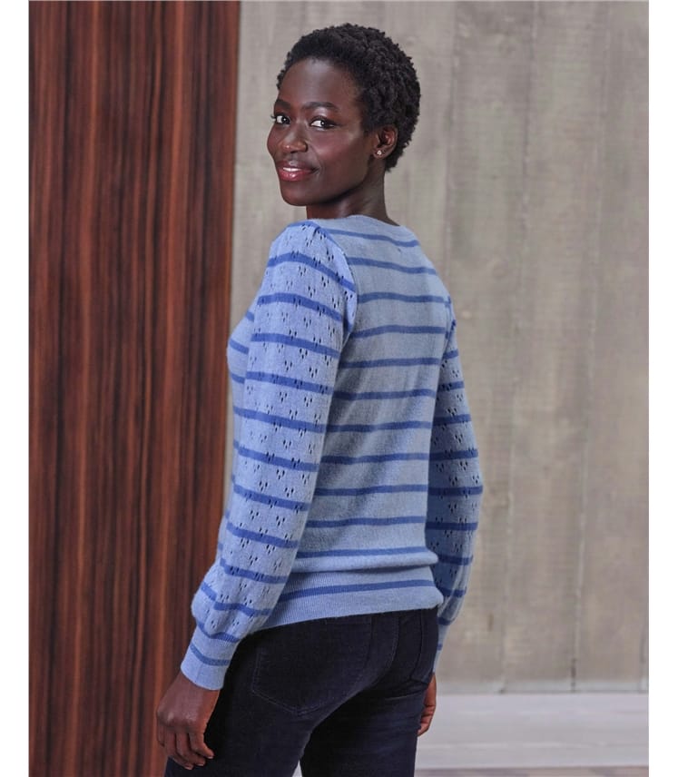 Fine Stripe Gassato Sweater 