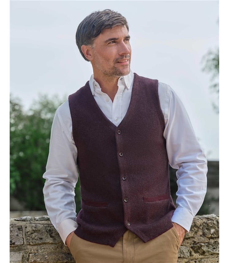 Organic Cotton Cashmere Waistcoat