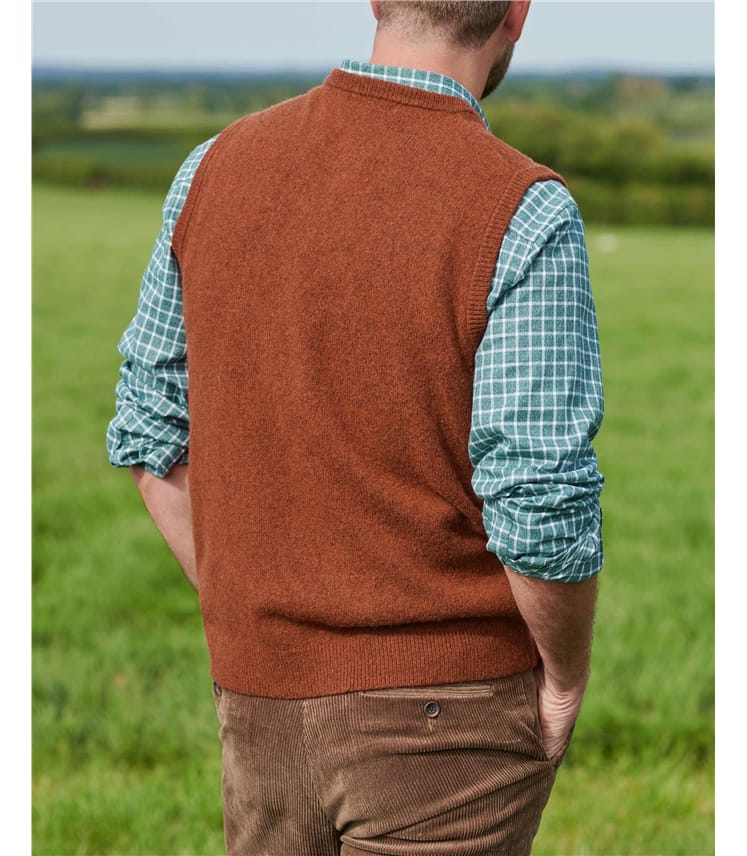 Mens Classic Lambswool Slipover
