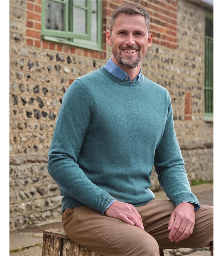 Cashmere Merino Crew Neck Jumper