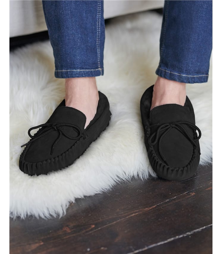 Mens Sheepskin Moccasin