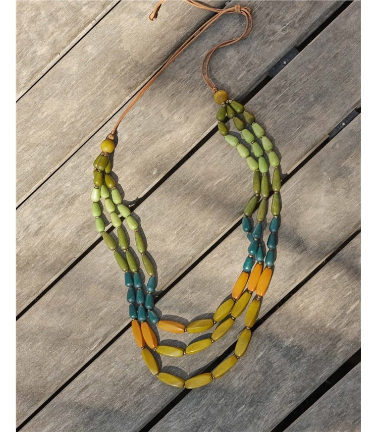 Multirow Long Necklace