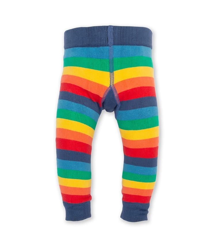 rainbow knitted leggings