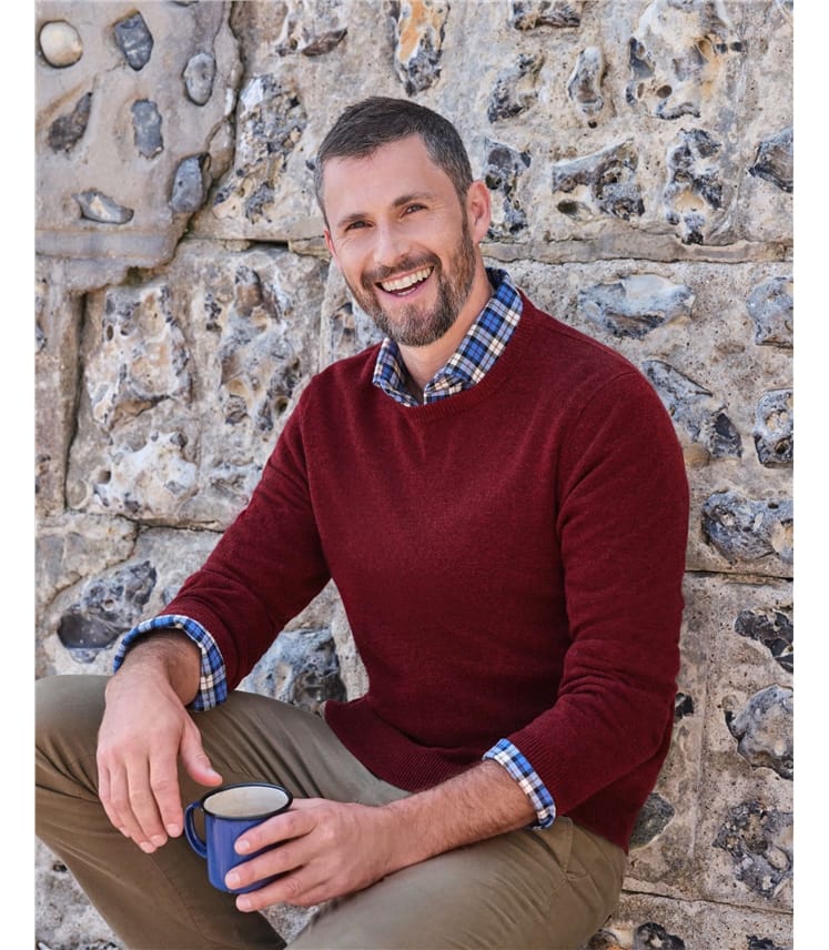 Cashmere Merino Crew Neck Jumper