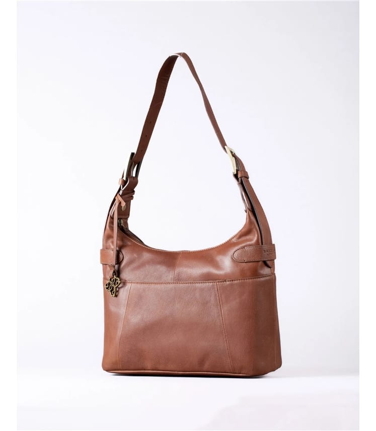 Newby Leather Hobo Shoulder Bag