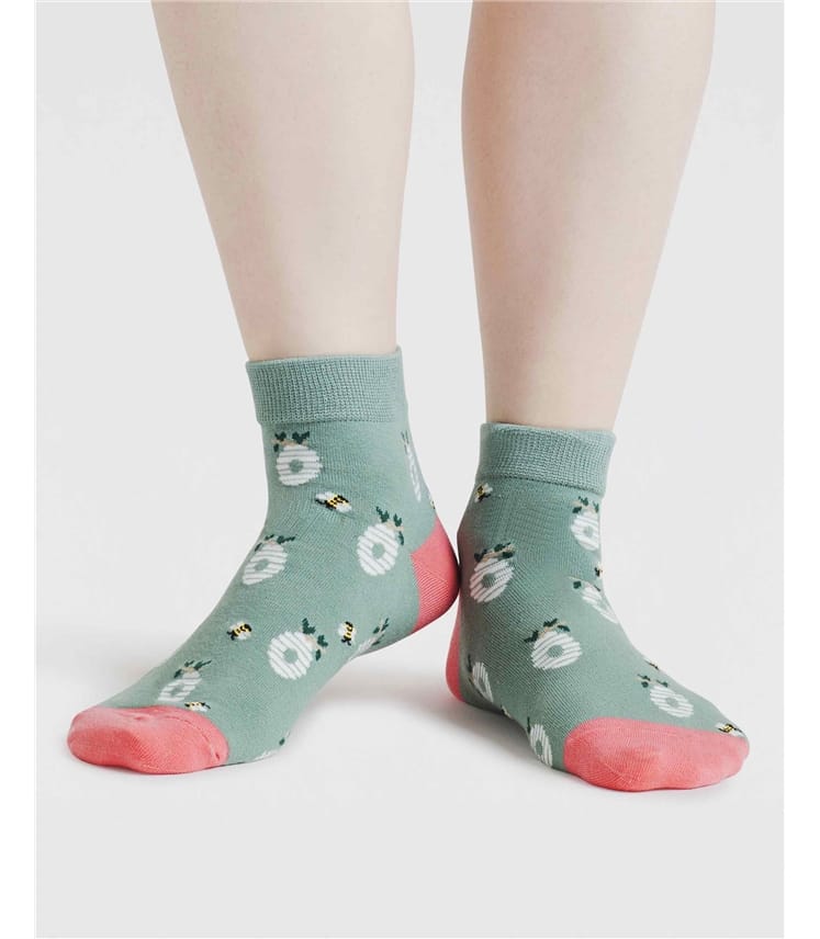 Beth Bee Organic Cotton Ankle Socks