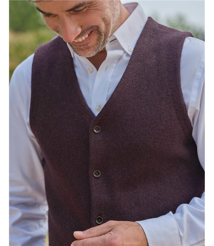 Organic Cotton Cashmere Waistcoat