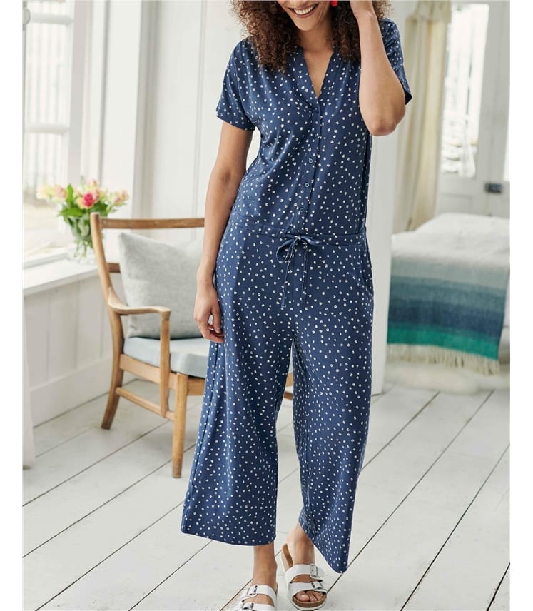 Button Through Jumpsuit