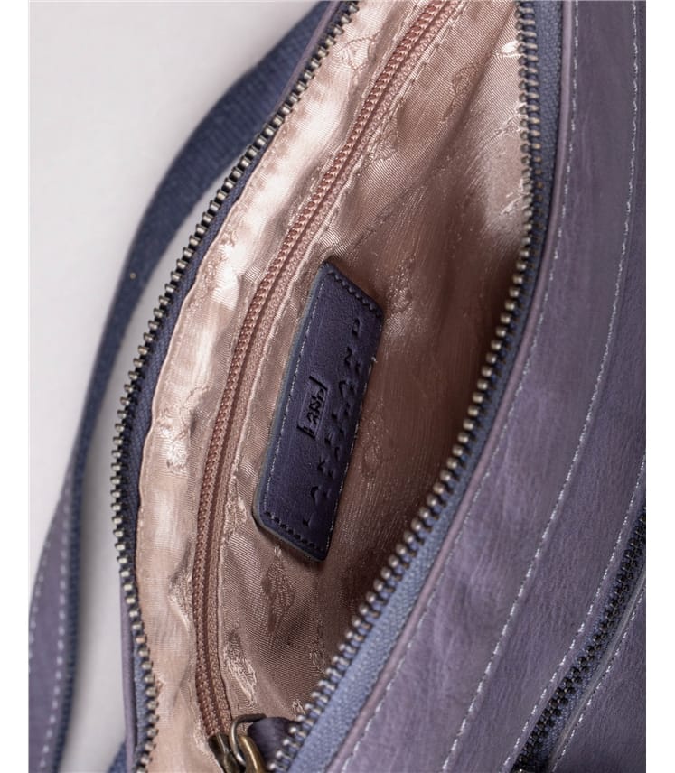 Harstone Large Leather Cross Body Bag