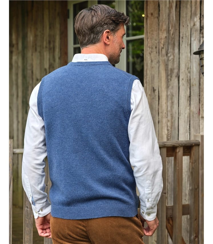 Mens Classic Lambswool Slipover