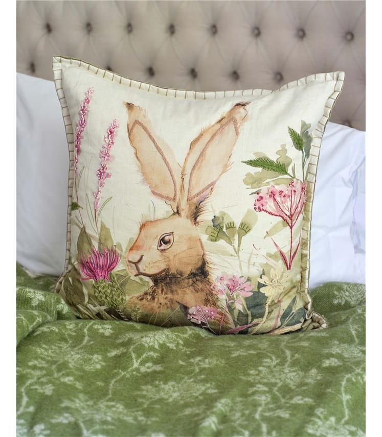Sitting Hare Cushion