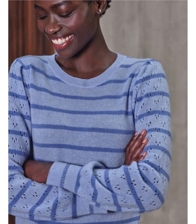 Fine Stripe Gassato Sweater 