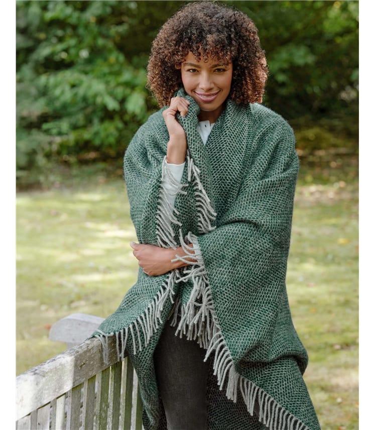 Pure Wool Beehive Throw