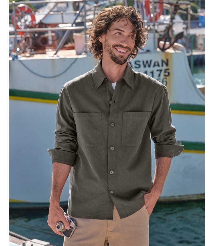 Linen Cotton Overshirt