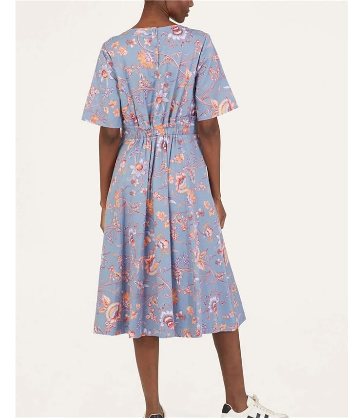 Meadow - Robe à taille nouée en tencel