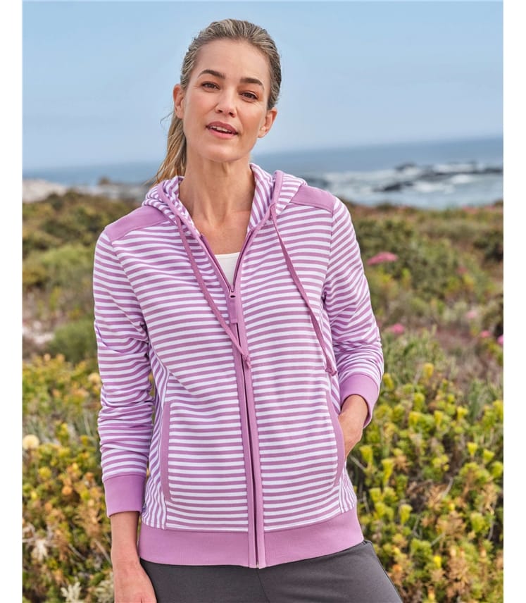 'Ambleside' Sweatshirt mit Kapuze und Reißverschluss