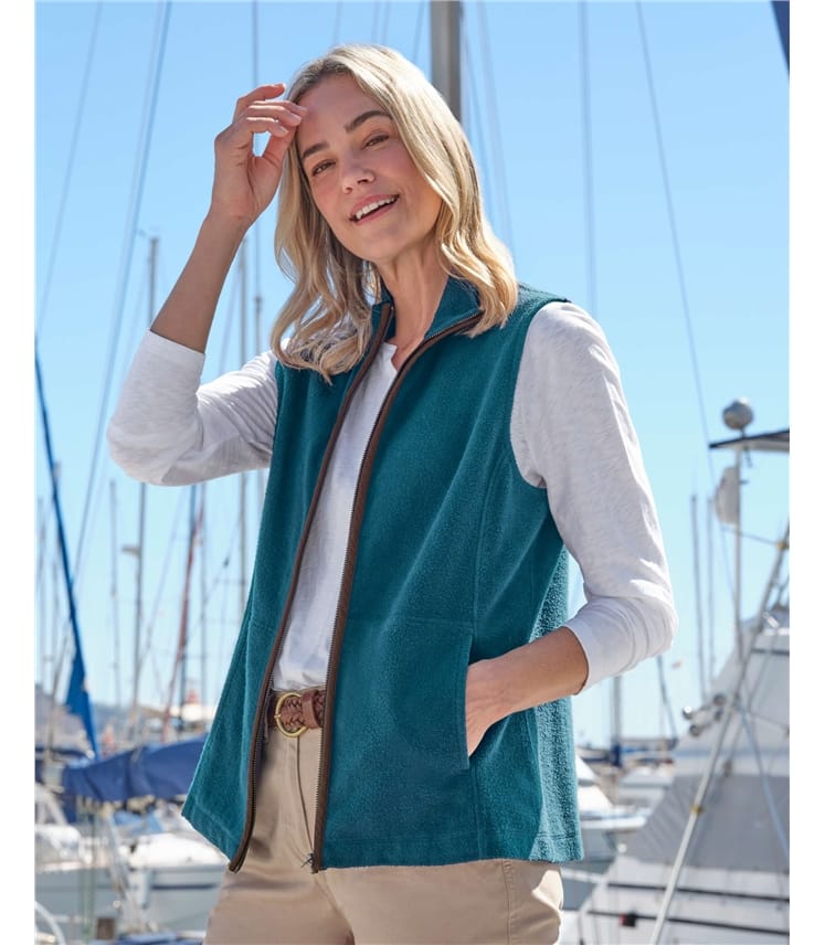 Cotton Fleece Gilet