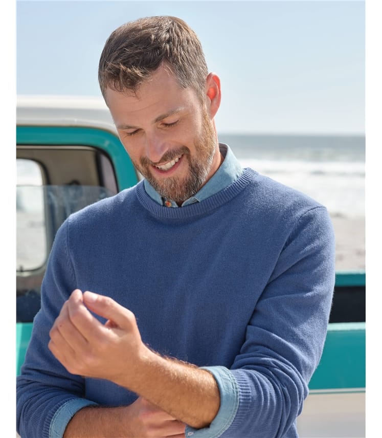 Cashmere Merino Crew Neck Jumper