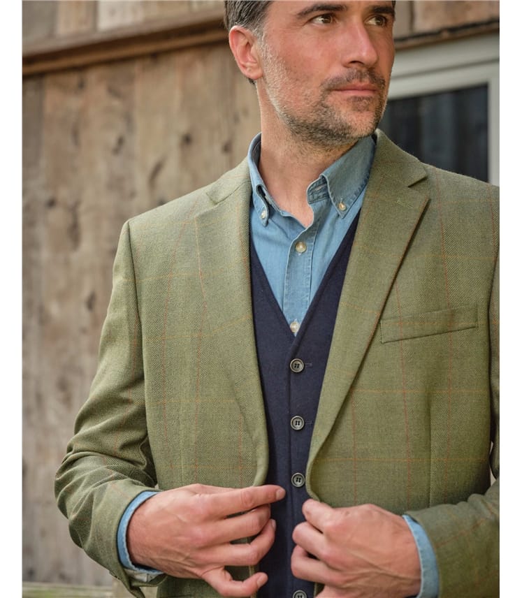 Helsinki Pure Wool Tweed Jacket