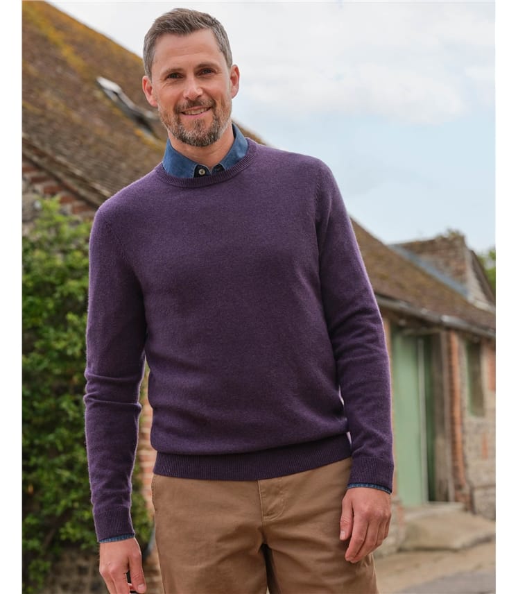 Cashmere Merino Crew Neck Jumper