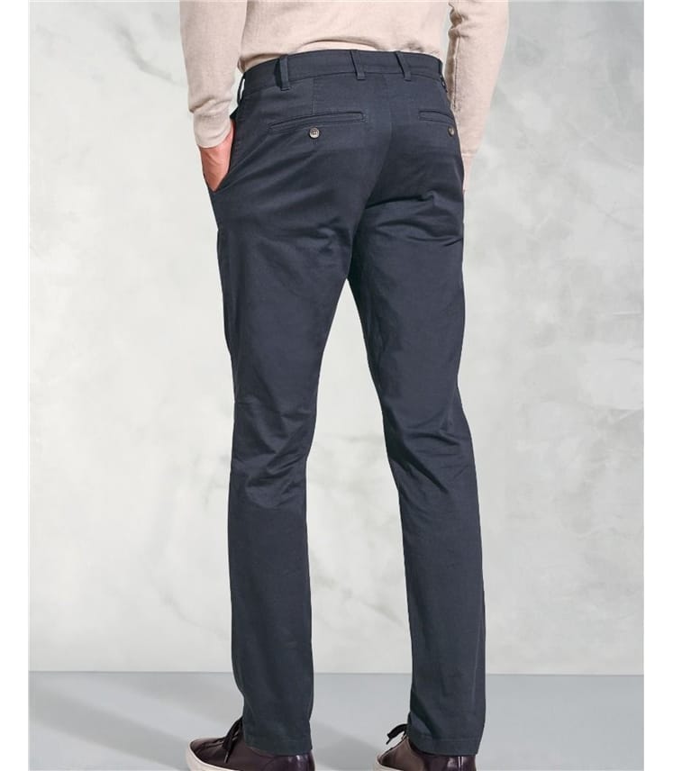 Leo Cotton Stretch Chino