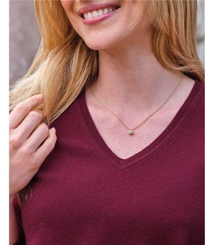 Cashmere V Neck Sweater