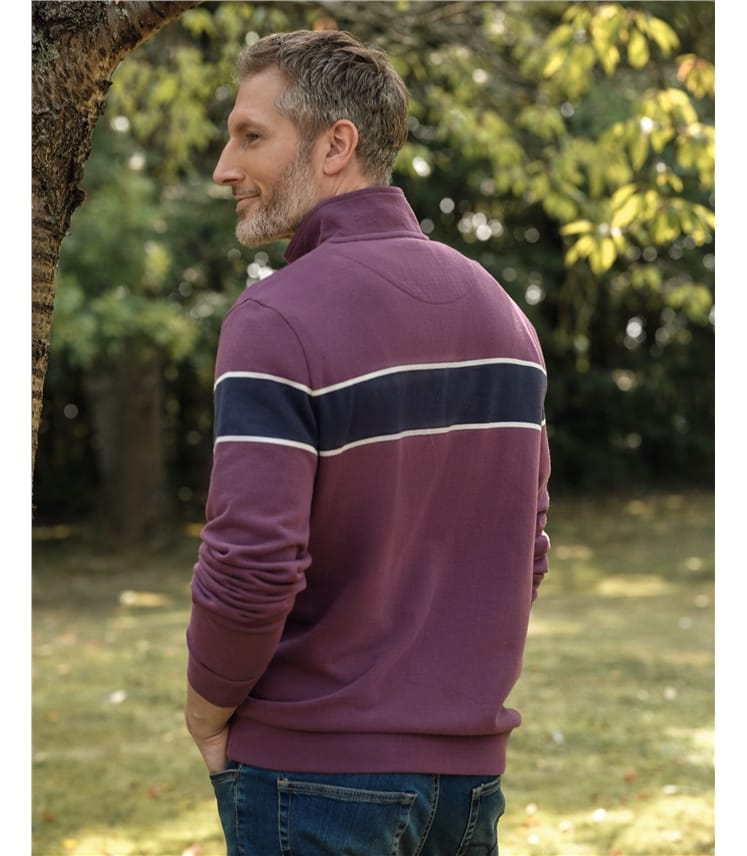 Cotton Half Zip Jumper