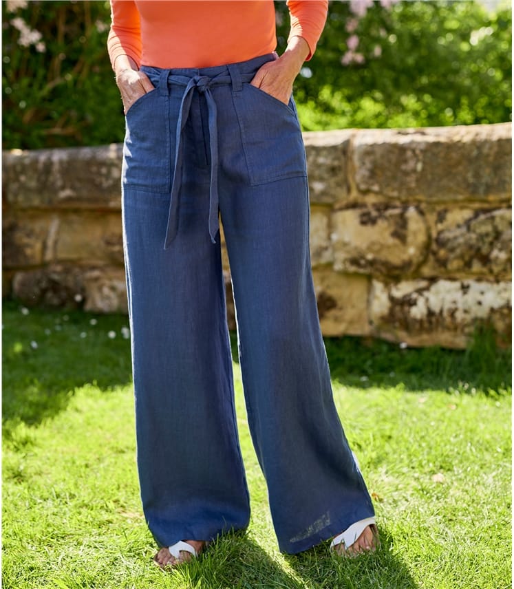 wide leg summer trousers uk