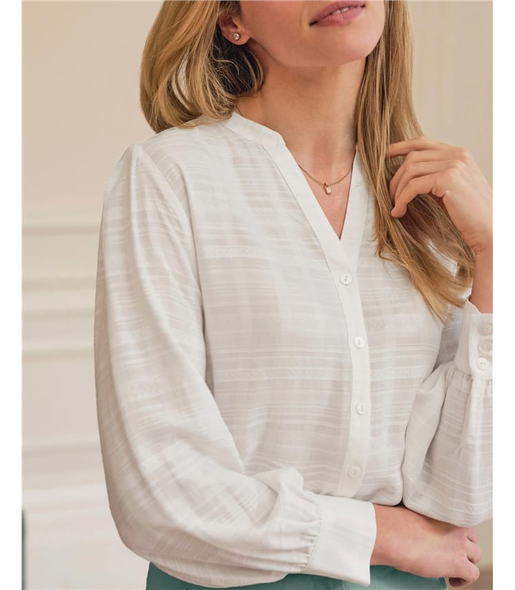 Jacquard Blouse