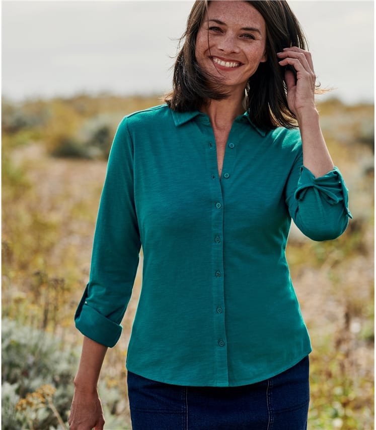 teal tee shirts