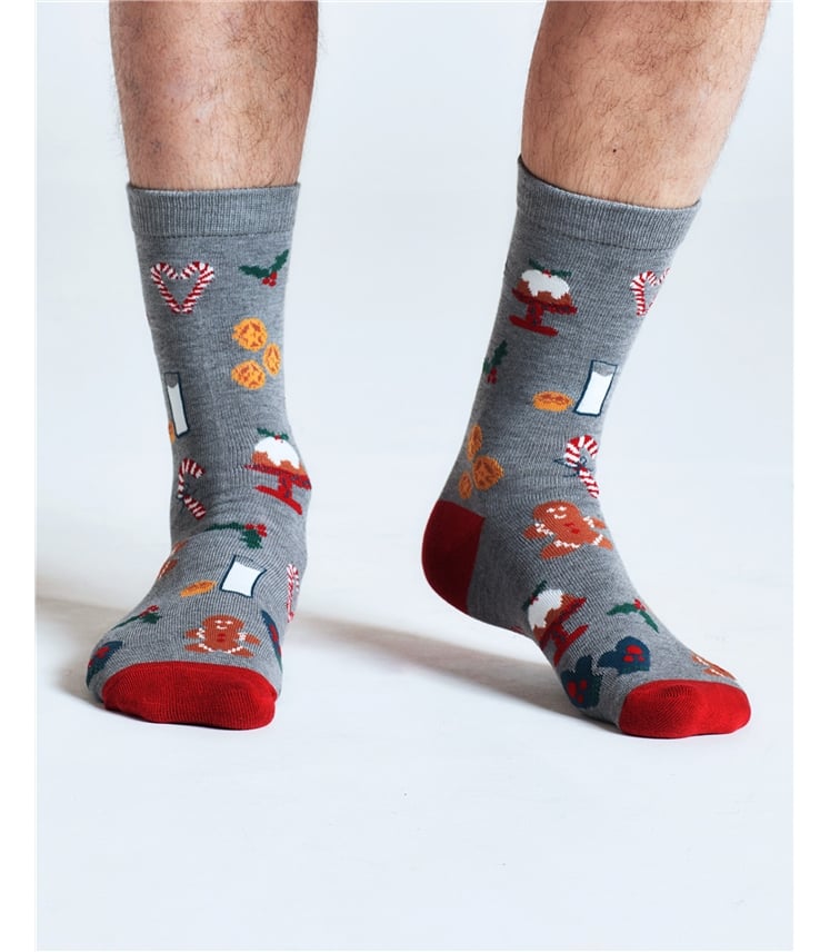 Nohea Christmas Pudding Bamboo Sock In A Bag