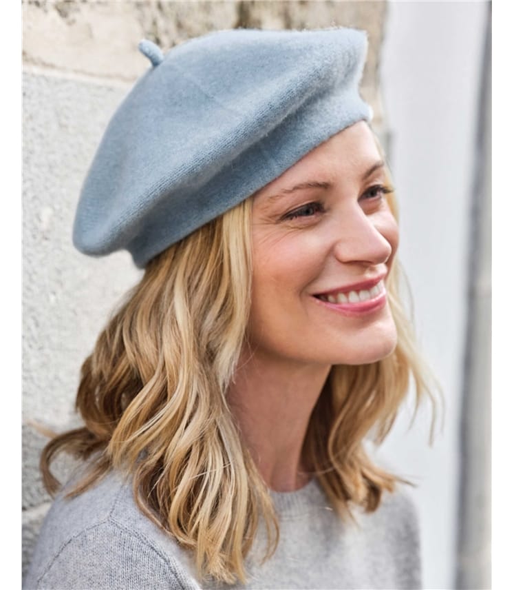 Womens Classic Wool Beret