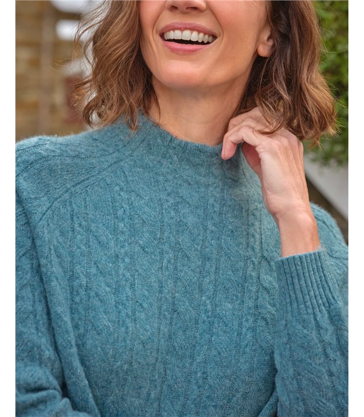 Turtle Neck Cable Jumper