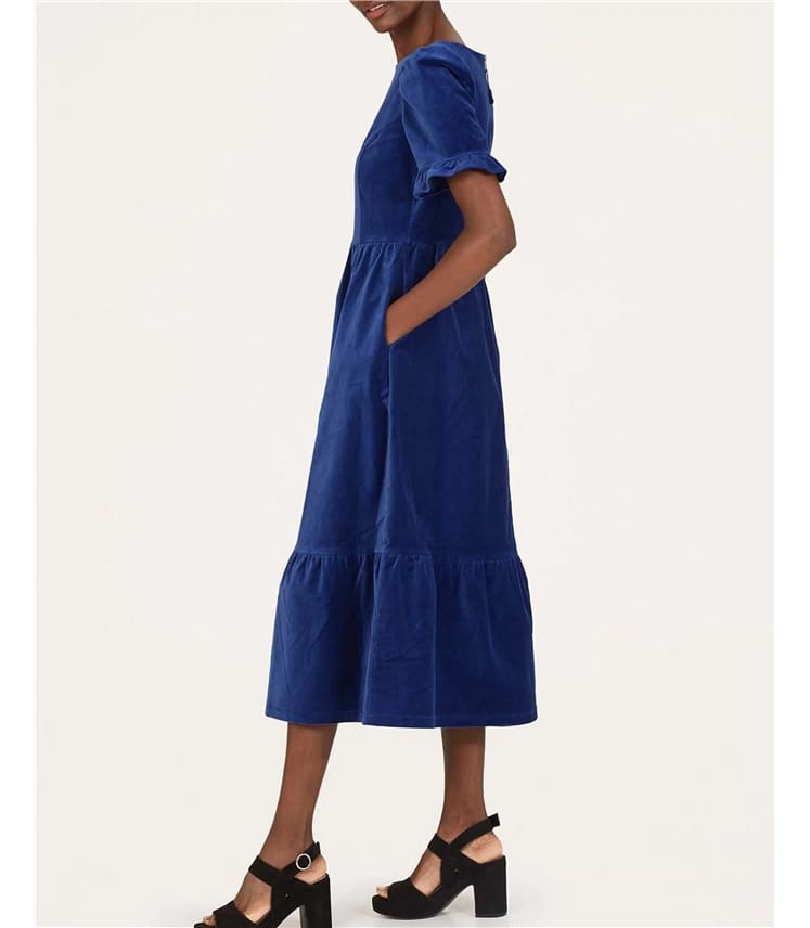 Alleegra - Samtkleid aus Bio-Baumwolle