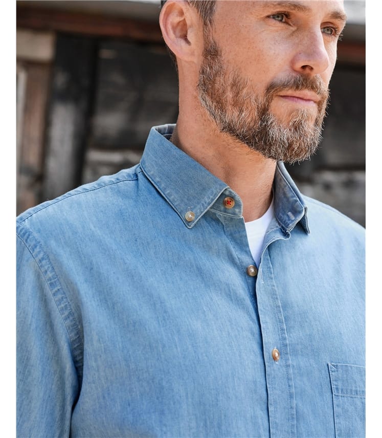 Chambray Cotton Shirt