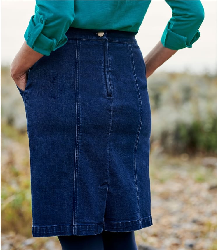 Jupe en jean - Femme - Pur Coton