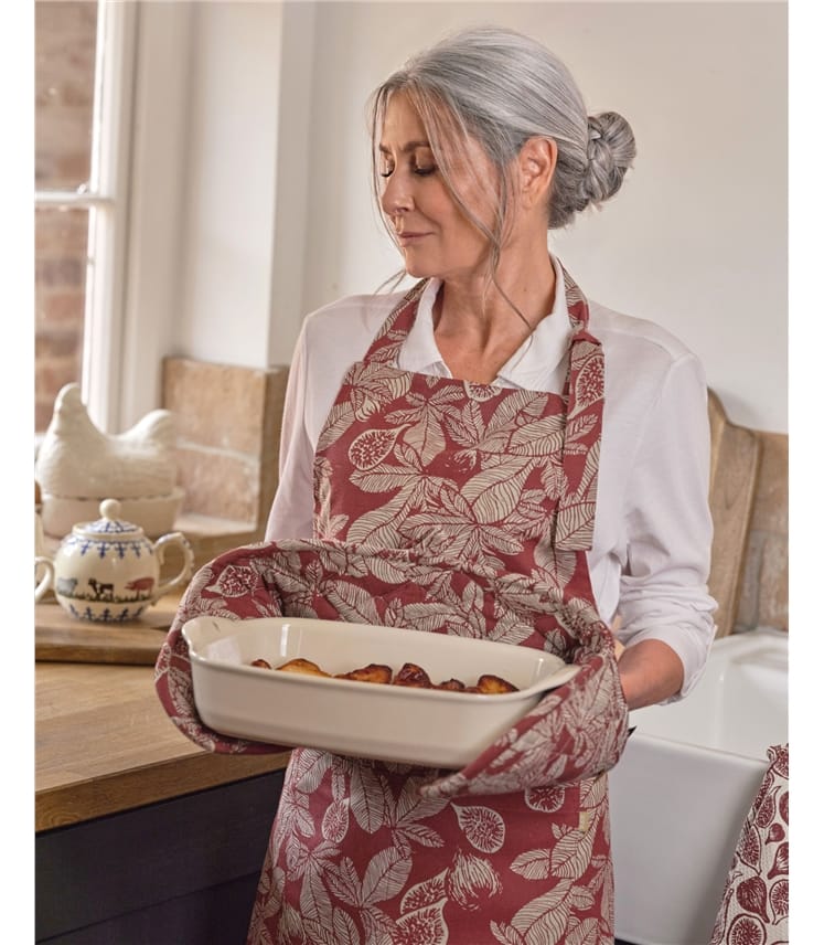 Cotton Print Apron