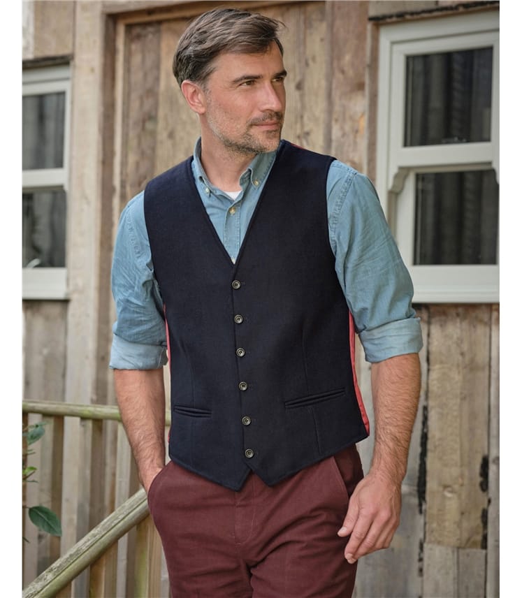 Dettori Wool Blend Waistcoat