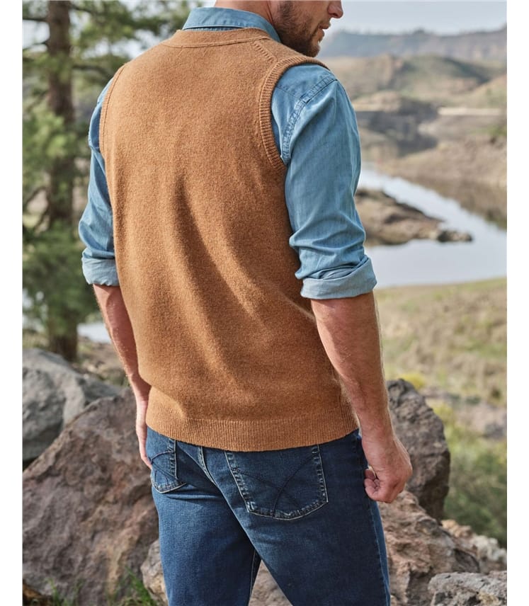 Gilet - Homme - Laine d’agneau certifiée 100% RWS