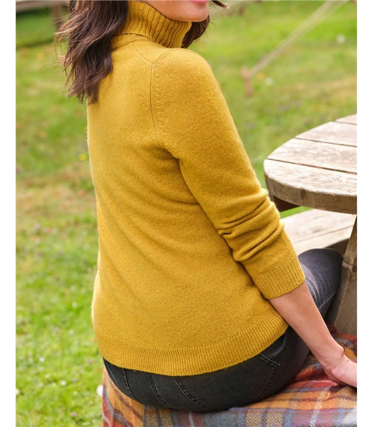 Womens Lambswool Polo