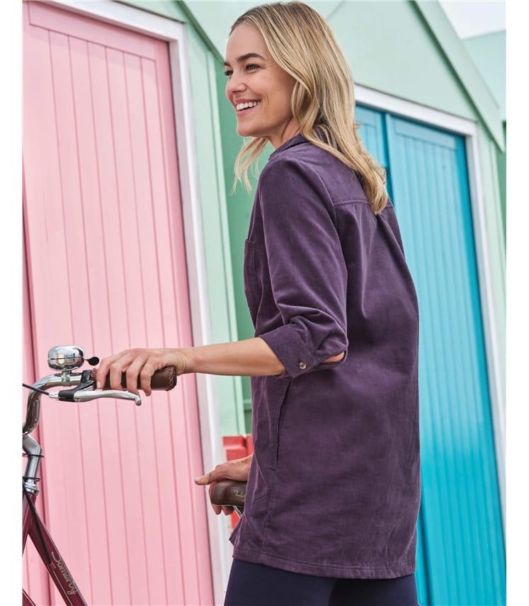 Open Collar Cord Tunic
