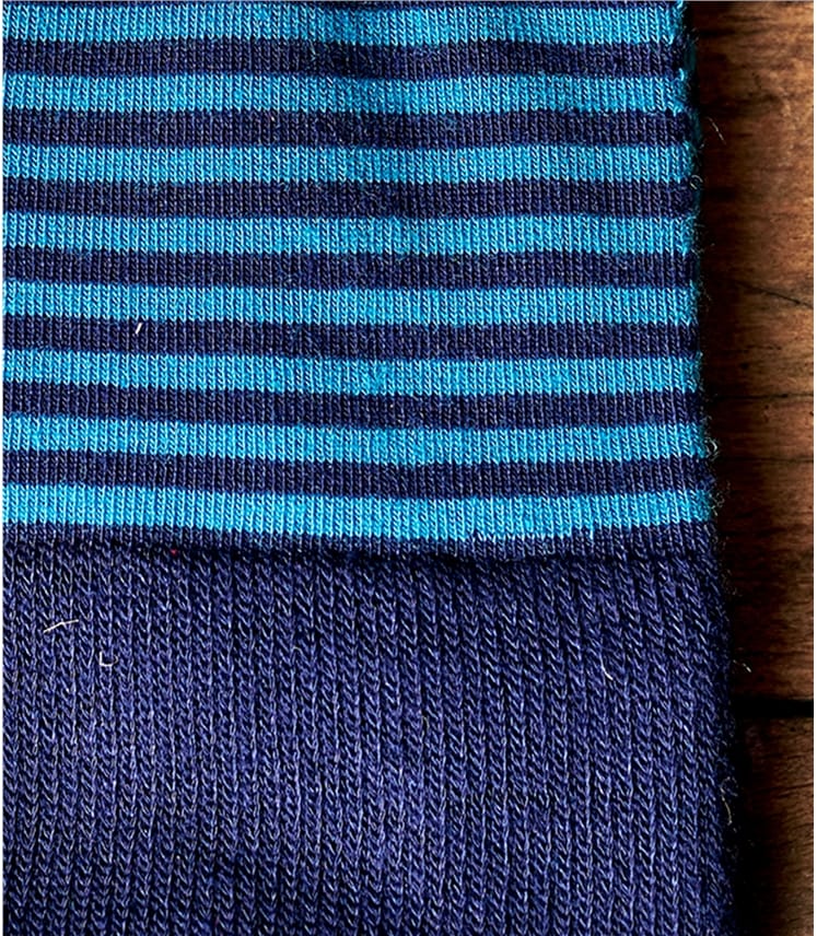 Mens Stripe Bamboo Sock