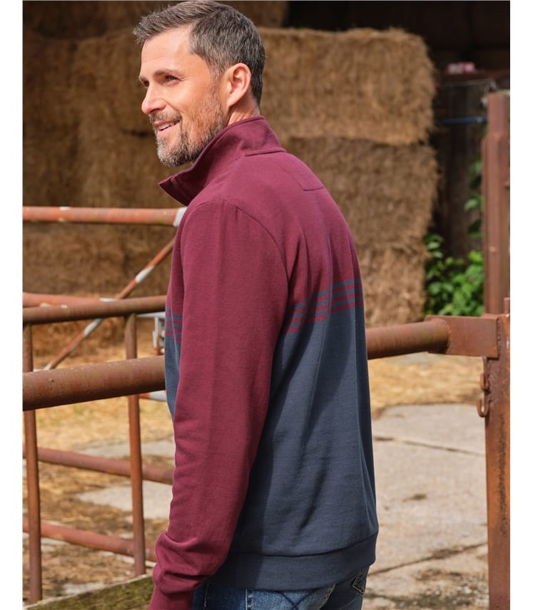 Organic Cotton Half Zip Jumper