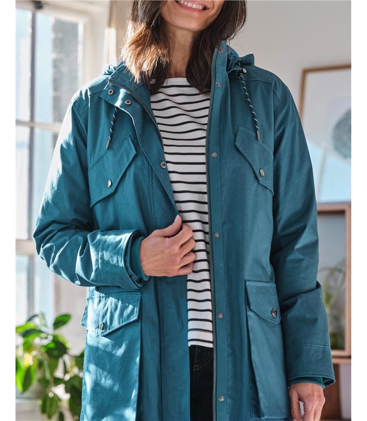 Makenna - Wattierter Parker aus Bio-Baumwolle