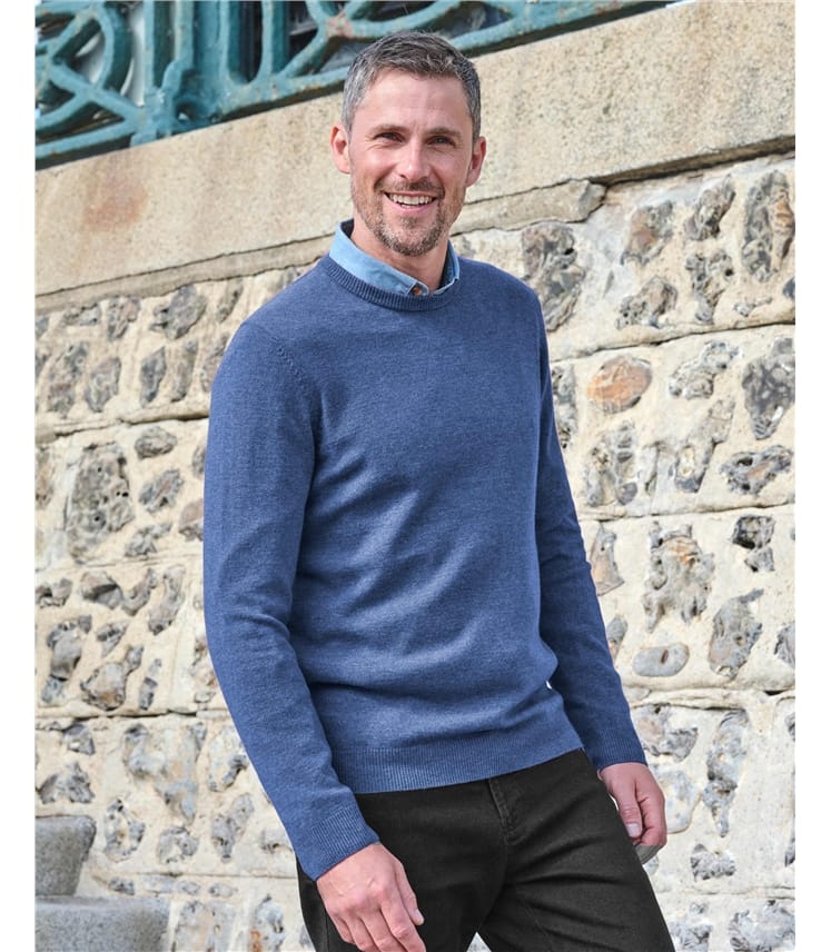 Cashmere Merino Crew Neck Jumper
