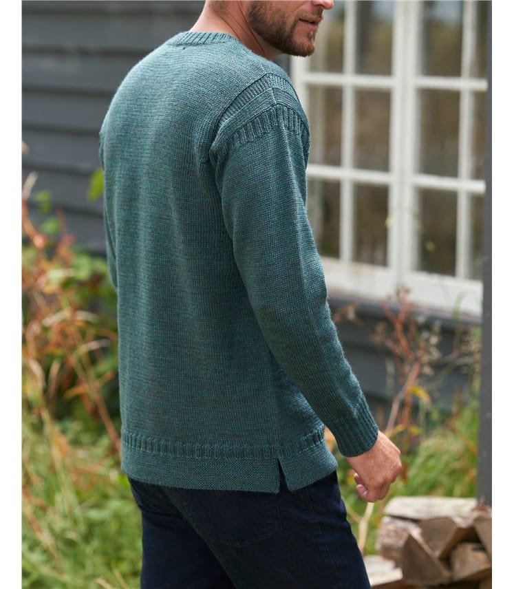 100% Pure Wool Knitted Guernsey Jumper