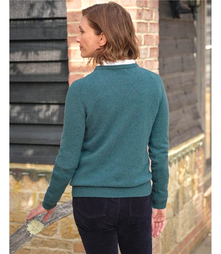 Womens Lambswool Crew