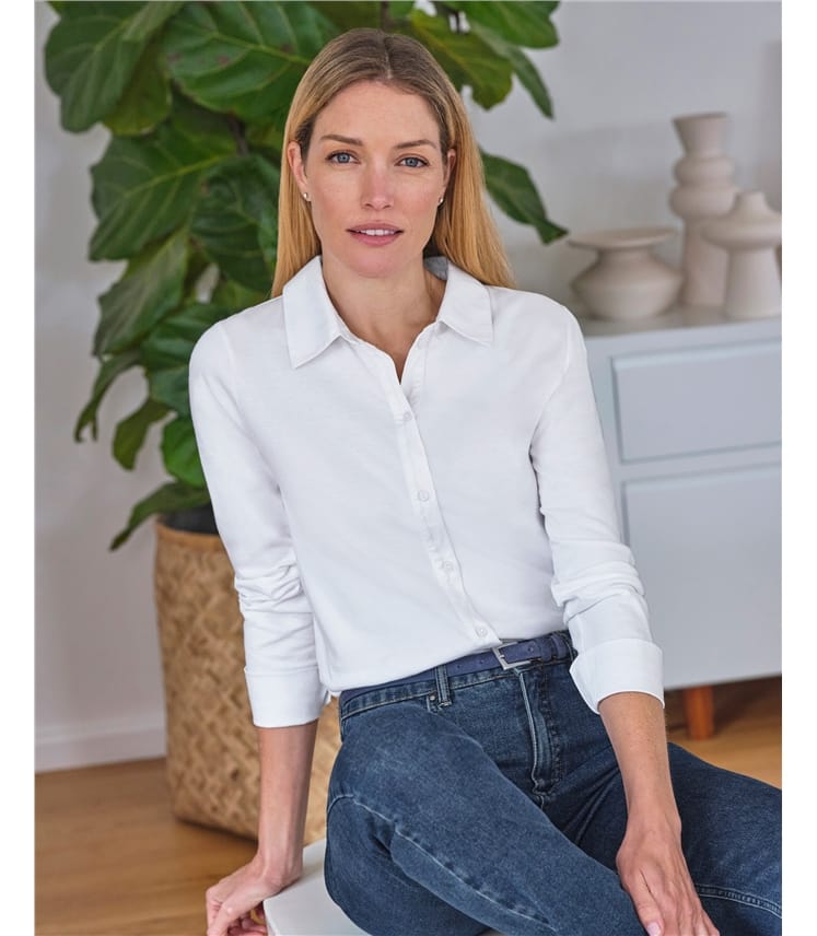 Pure Organic Cotton Jersey Shirt