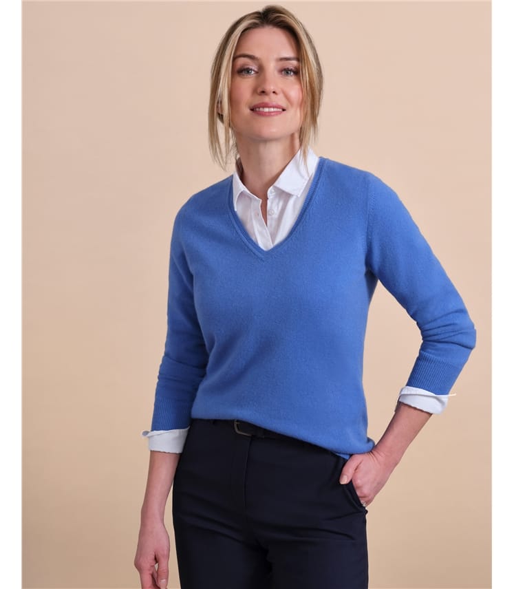 Cashmere V Neck Sweater